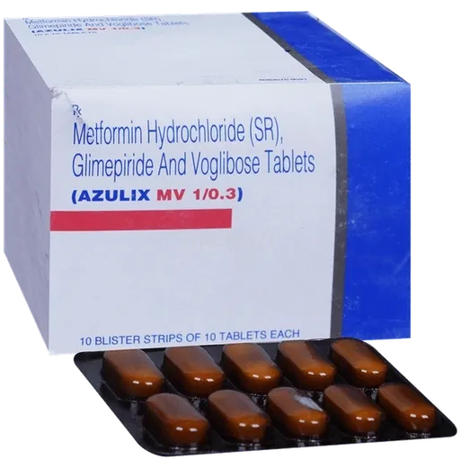 azulix mv 1/0.3mg tablet 10's